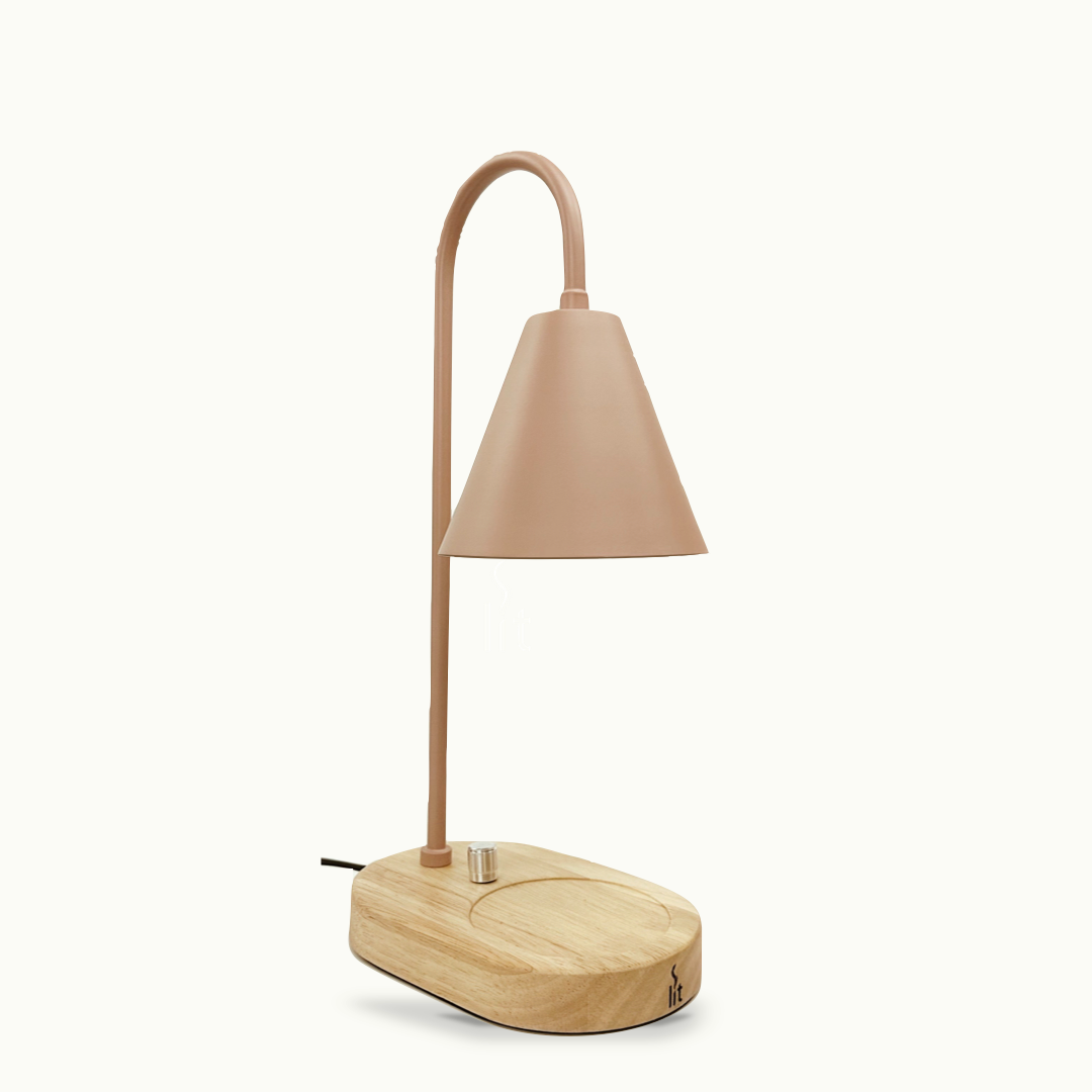 Candle Warmer Milk Tea - Wood