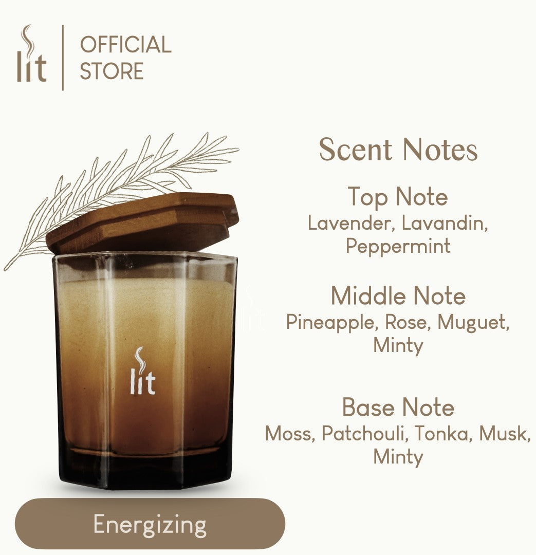 How to energize yourself to study? Feeling tired, this scented candle is for you. Scented Soy Candles made of 100% soy wax and the finest fragrances that transform spaces into an alluring experience.