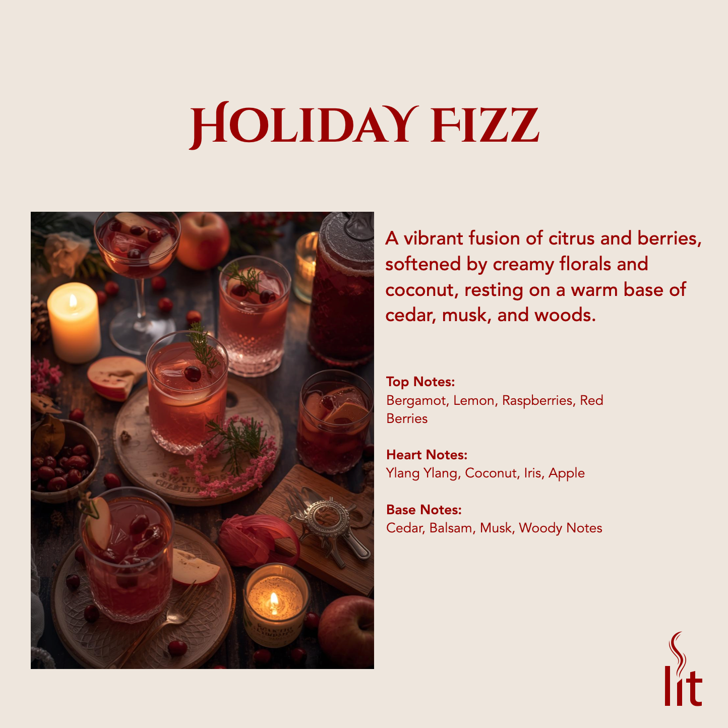 Scented Soy Candle Holiday Set