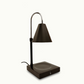 Candle Warmer Black/Gold - Marble