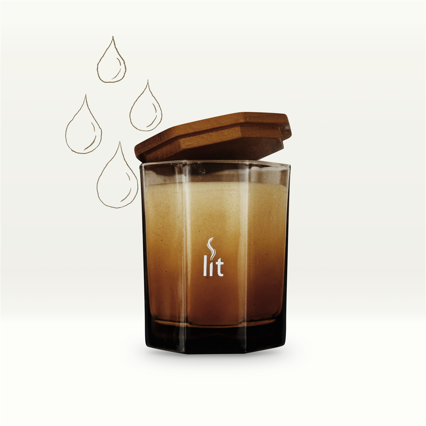 Scented Candle Rain 5oz